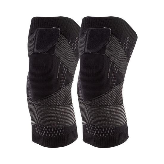 2 шт. бандаж на колено для мужчин и женщин, регулируемый компрессионный спортивный бандаж на колено