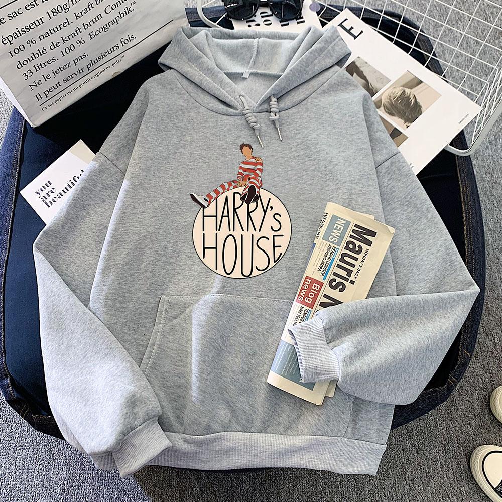Женские толстовки с капюшоном Harrys House, новые женские толстовки в Корейском стиле в стиле Харадзюку, пуловеры унисекс с длинными рукавами на заказ, одежда для подростков