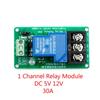 DC 5V 12V 1 Channel Relay Module 30A with Optocoupler Isolation Supports High and Low Level Trigger Relay Module