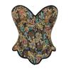 Women S Khaki Back Lace Up Deep V Neck Heart Shaped Corset Bustier
