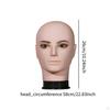 Мужская лысая голова манекена, манекен, голова для парика, профессиональная, гладкая, устойчивое основание, подставка для шляп
