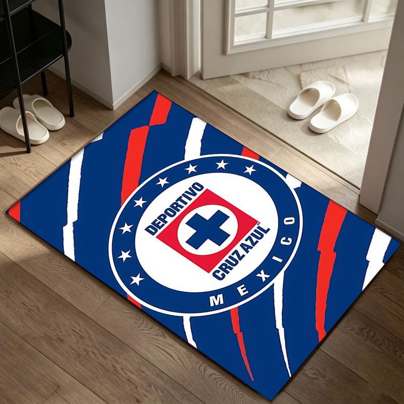 Cruz Azul A rug suitable for office chair areas living rooms and computer desks perfect for home offices and an ideal holiday gift