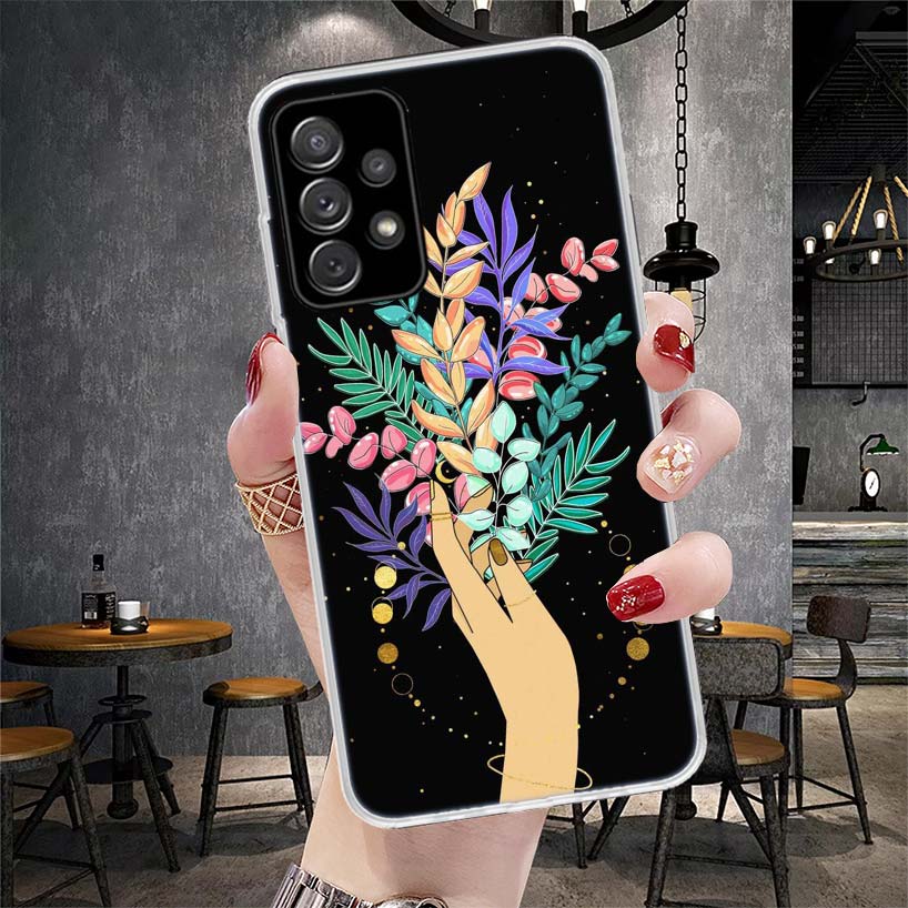 Таинственный Лунный Тотем Ведьмы Мягкий Чехол Для Телефона Для Samsung Galaxy S22 S23 S24 S25 Edge S26 Ultra S20 FE S21 Plus + Fundas Coque Galax