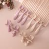 Color Kids 5PCS Cute Baby Learning Spoon Set Toddler Feeding Utensils Silicone Teether Training Cutlery BPA Free Tableware