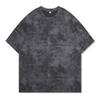 2025 Summer Men Tie-Dye T-Shirt Men High Street Retro Washed Cotton Tops Tees Male Men Short Sleeve Oversized Y2K Tshirts