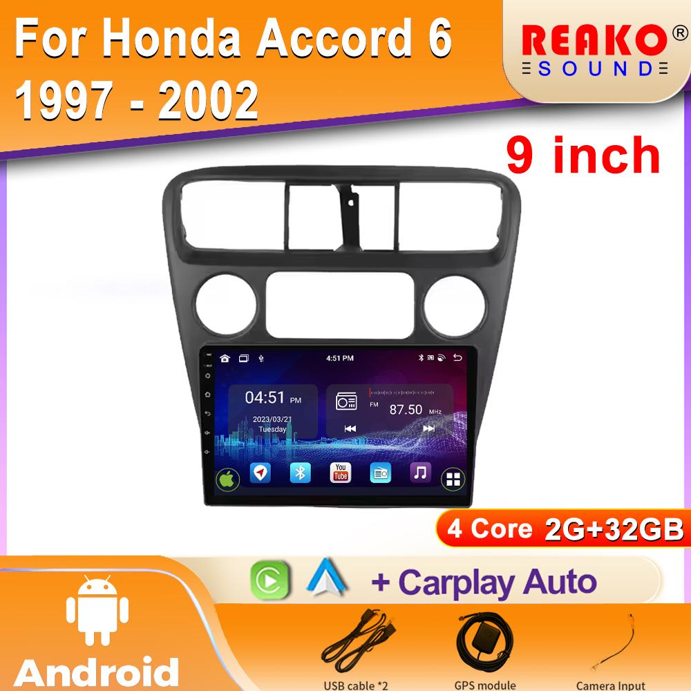 Car Android For Honda Accord 6 1997 - 2002 Auto Radio Stereo Multimedia Player GPS Navigation High-performance WIFI TB