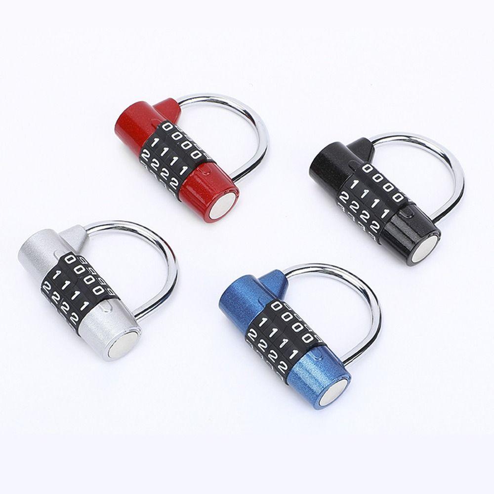 Suitcase Travel Gym Safety Coded Lock Dormitory Cabinet  Lock 4 Digit Password Lock Luggage Padlock