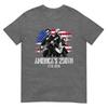 George Washington Lincoln Playing Guitar 4th July 250th TShirt