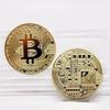 Позолоченная памятная монета Биткоин Коллекционная Художественная коллекция Подарок Физический Btc Металл Антикварная имитация Подарок на день рождения 2026