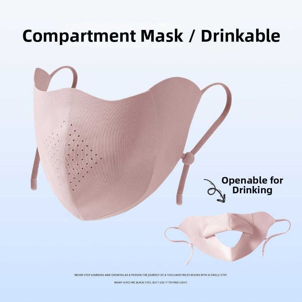 Breathable Face Covering Mask Washable Ice Silk Mask New Sun Mask for Shopping