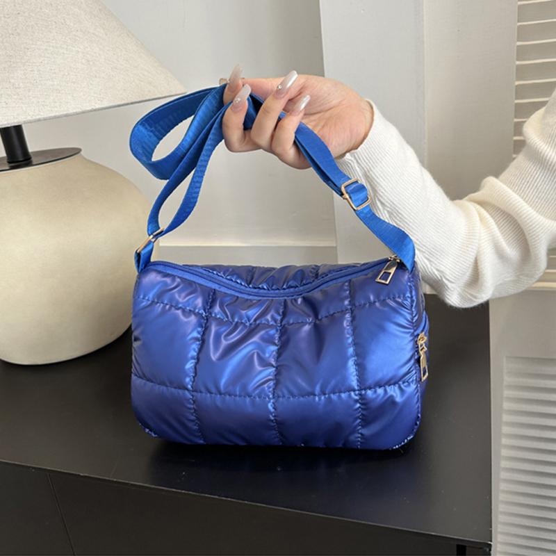 Женская наплечная сумка Повседневная нейлоновая стеганая мягкая сумка-кроссбоди в форме облака Модный дизайн Роскошные сумки-тоут Клатч-кошелек CLE