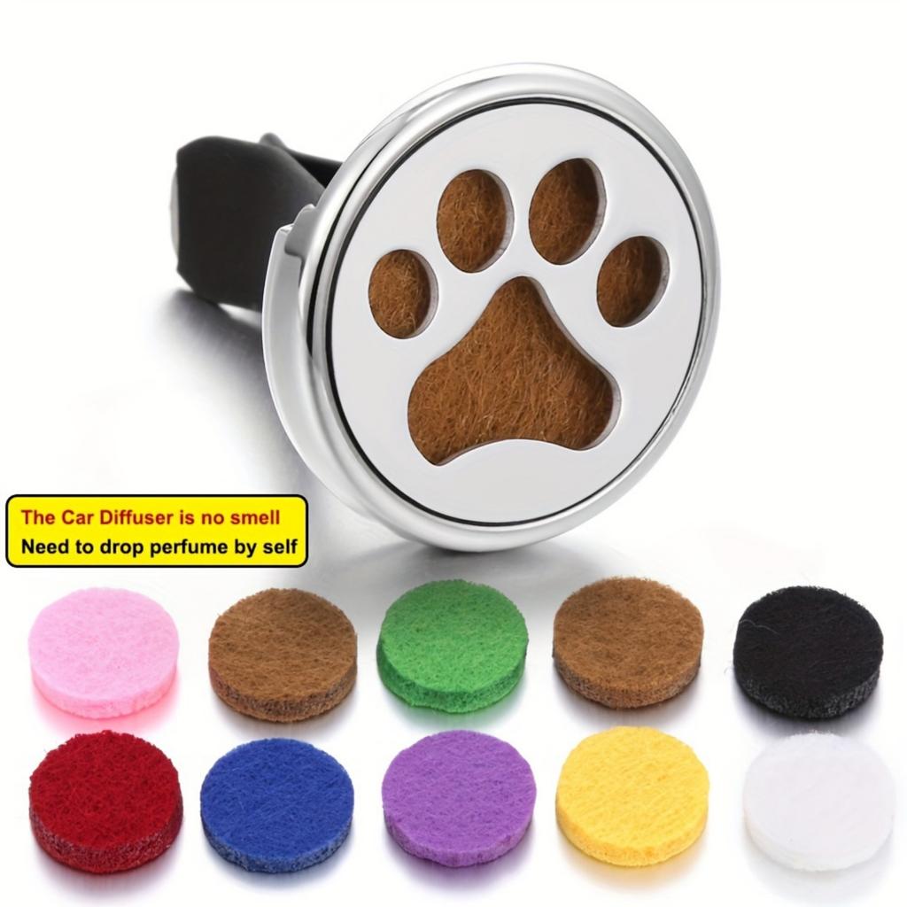 1 шт. Автомобильный ароматерапевтический диффузор-медальон, автомобильный зажим, диффузор эфирных масел, автомобильный зажим для вентиляции, освежитель воздуха, очиститель с 10 шт. смешанных подушечек