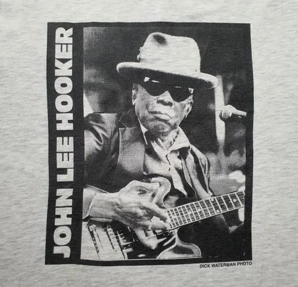 Singer John Lee Hooker Shirt Short Sleeve Sport Gray Unisex S5XL Unisex T-Shirt