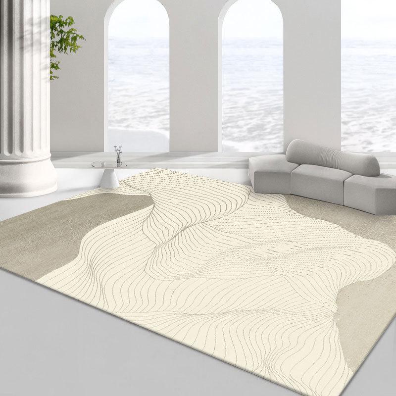 Nordic Wabi-Sabi Style Minimalist Luxury Carpet for Living Room & Bedroom