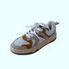 Cow Suede Spring Sneakers Platform Mixed Color Lace Up Rivets Women Casual Shoes