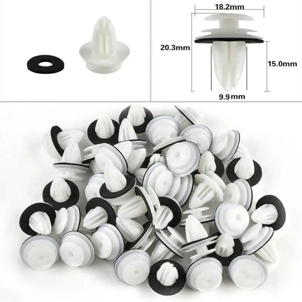 50/100pcs With Seal Ring Door Panel Clip Retainer Fastener for BMW E34 E36 E38 E39 E46 M3 M5 Z3 X5