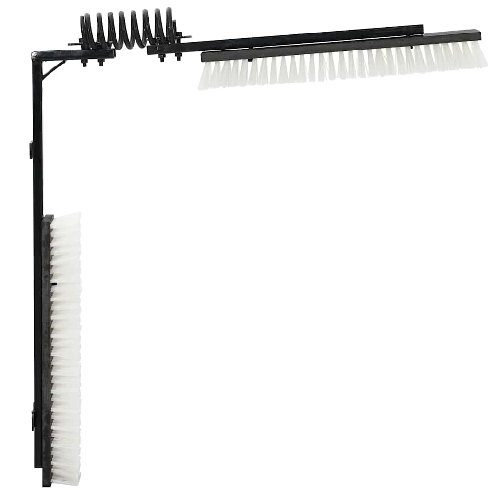 Adjustable Cattle Brush Black and White 84 x 10 x 91 cm PVC