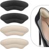 Спонжевая наклейка на пятку для туфель на высоком каблуке, мягкая, противоизносная, предотвращающая падение, невидимая, регулировка размера, случайная наклейка, полуразмерная стелька