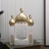 Статуэтка из смолы в ближневосточном стиле Декор Замок Дом Рамадан Мусульманская Мечеть Исламский Настольный Орнамент Исламская Тема Кааба Купол