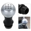 Gear Shift Knob Chrome Head Lever Adapter Manual 5-Speed Transmission for Peugeot 106 206 207 306 307 407 408 508 807