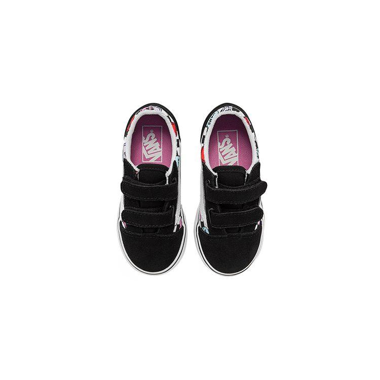 Vans Кеды для малышей Old Skool Низкие Черно-бело-красные Для младенцев и малышей VN000D3YABY
