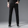 Men's Jeans Straight Slim Casual Stretch Mid-waist Trousers