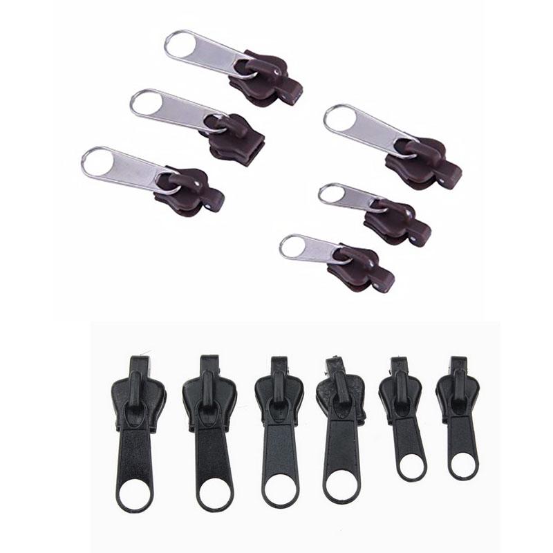 Ремонтный комплект портативный 6 шт./комплект высокое качество 3 размера швейные инструменты слайдер зубчатые молнии мгновенная фиксация исправить молнию популярные универсальные нежные ювелирные изделия