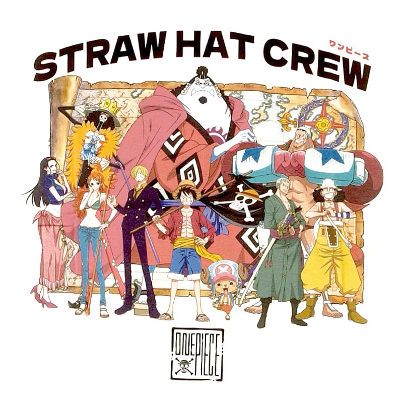 EVERSOUL ONE PIECE Short Straw Hat Character Movie Size L T-Shirt, Sleeve, Luffy, Pirates, Skull, Chopper, Zoro, Nami, Sanji, Merchandise, Tee, Anime,