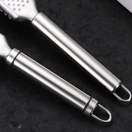 Инструмент для чистки рыбы. Средство для удаления накипи из нержавеющей стали с канавками. Скребок для рыбы с двумя рядами зубьев. Эргономичная ручка. Очиститель царапин от рыбьей чешуи.