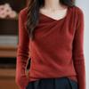 Women Sweater 100% Wool Knit Pullover Thick Winter Jumpers Female Knit Tops