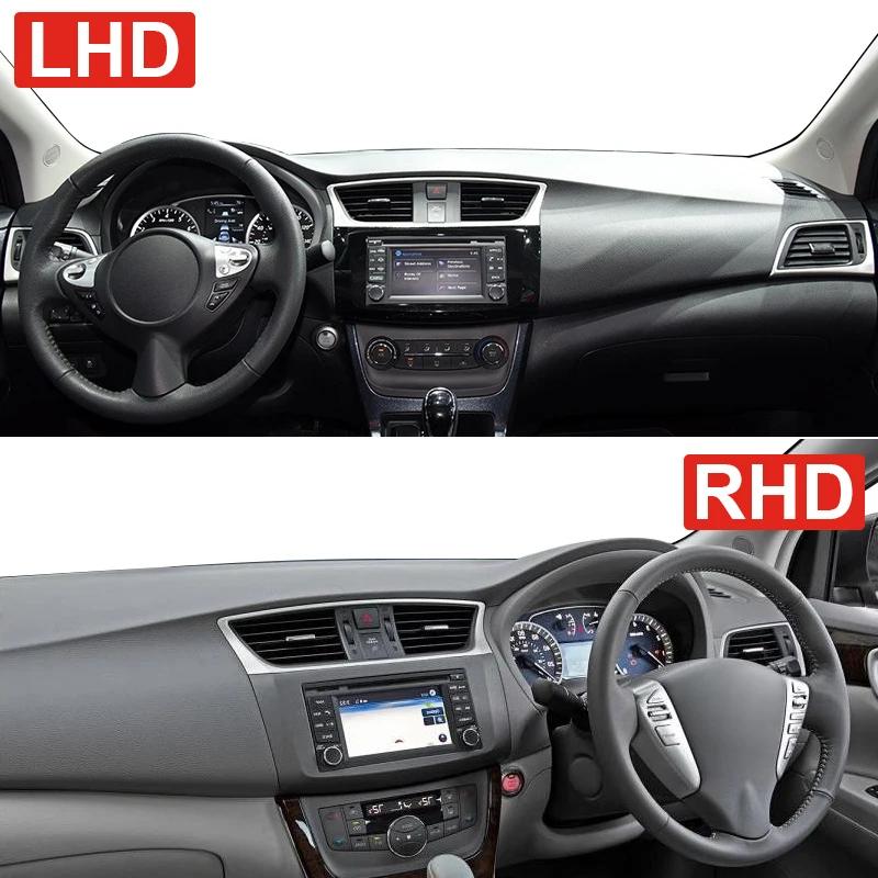 Для Nissan Sentra Sylphy B17 2013 2014 2015 2016 2017 2018 2019 крышка приборной панели автомобиля, защитный коврик от солнца, анти-УФ-излучения