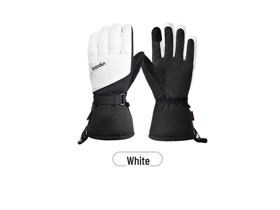 Boden 1384 Winter Ski Gloves: Warm, Cold-Resistant, Touchscreen Compatible, Plus Velvet Lining for Single and Double Board Use