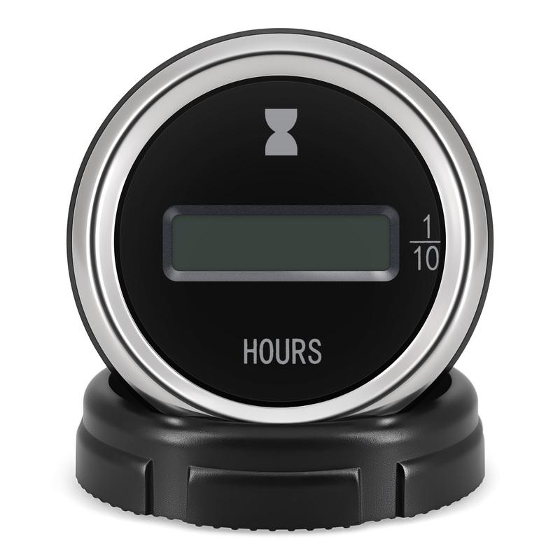 2026 Universal 2"52mm Hourmeter Green LED Display Digital HourMeter Clock Gauge Marine Boat Car Truck Petrol Engine DC12V24V