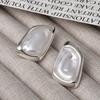 Vintage Baroque Shell Stud Earrings Women Gold Retro Premium Dainty Versatile Statement Fashion Jewelry Gift