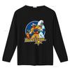 Винтажная мужская футболка с принтом мультфильма BraveStarr S 5XL Длинный рукав или короткий Ретро Дизайн в стиле Вестерн и Научной фантастики винтажный Слегка стиранная С графикой