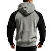 Men Fluffy Hoodie Fuzzy Loose Pullover Hoodie Casual Warm Hooded Fleece Sweatshirt with Pocket Drawstring for Autumn Winter Street Wear