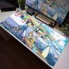 Animated Pokemon Aesthetics Pattern Rubber Table Pads Gamer Non-slip Extended Gaming PC Keyboard Office Accessories Desktop Pads