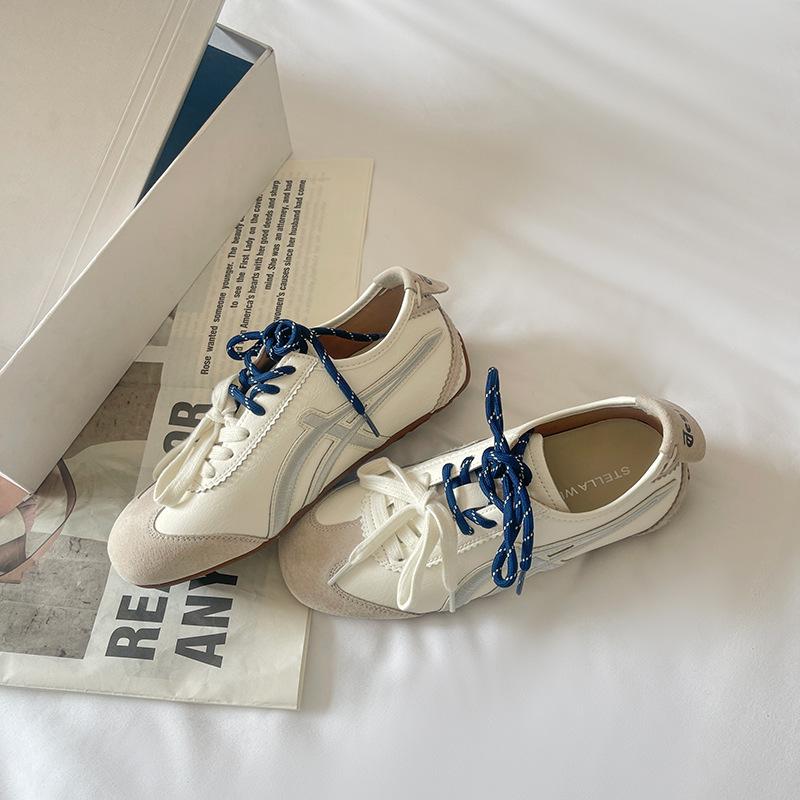 Миланские Путешествия~ Балетный Стиль Ретро Мандариновая Утка Спорт Досуг Немецкие Тренировочные Кроссовки Обувь Форреста Гампа Тонкая Подошва 2025 Осень Новинка