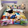 3Pcs Dragon Ball Super Battle Bedding Set Soft Fabric Duvet Cover Pillowcases Home Xmas Halloween Gift 1 Duvet Cover 2 Pillowcase S1301
