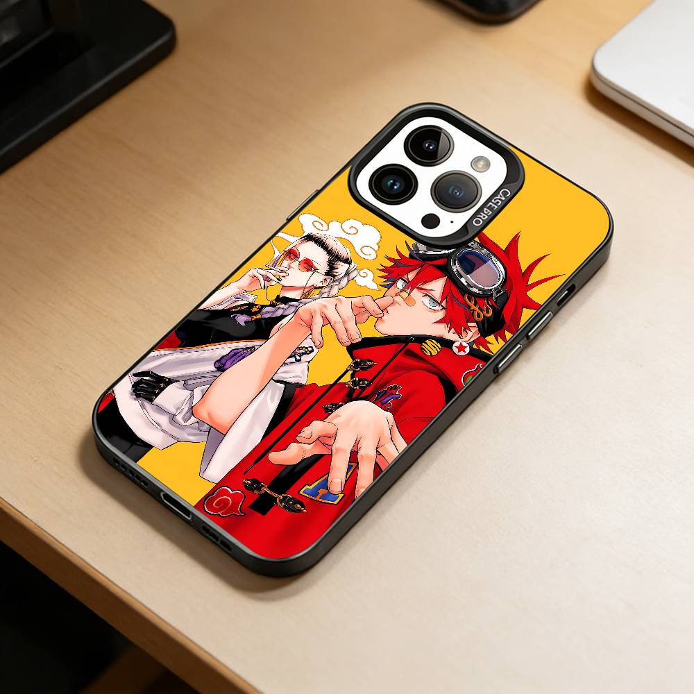 G-Gokurakugai A-Alma Чехол для телефона для iPhone 17,16,15,14,13,12,11 Plus,Pro Max,XS,Цветной Серебристый Чехол для телефона Funda Cover
