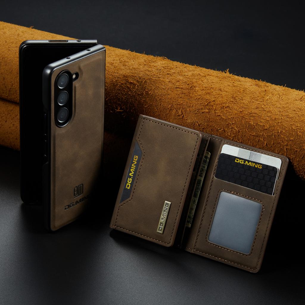 Non-Slip Best Protection Wallet Case for Samsung Galaxy Z Fold 5 4 Fold5 Fold3 Fold4 Fold 3 5G Leather Protective Folding Coque