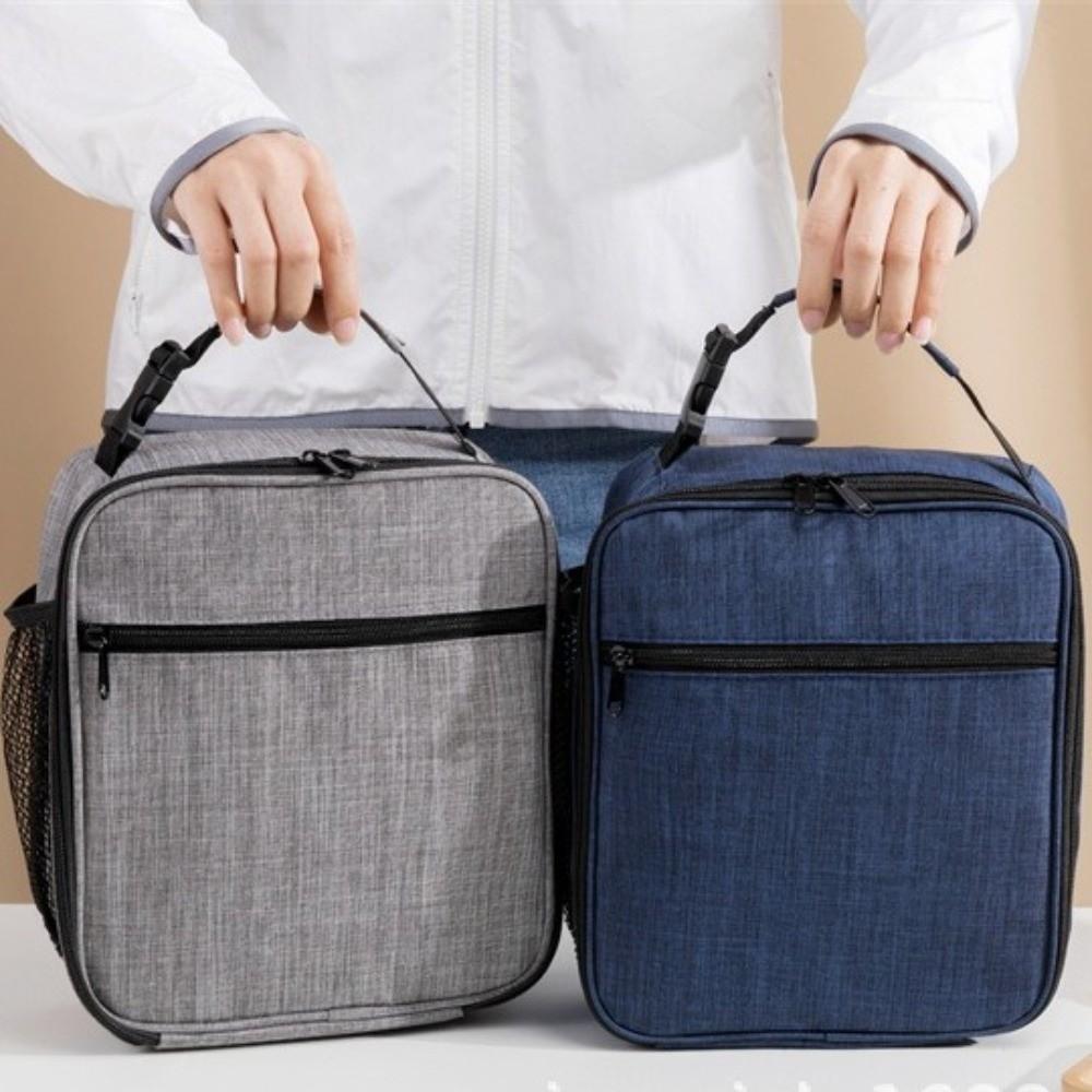 Leak-Proof Thermal Lunch Bag Oxford Cloth Portable Cooler Tote Picnic Lunch Bag Child Breakfast