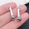 Vintage Music Instrument Charms Alloy Pendant DIY Bracelet Necklace Keychain Craft Jewelry Supplies