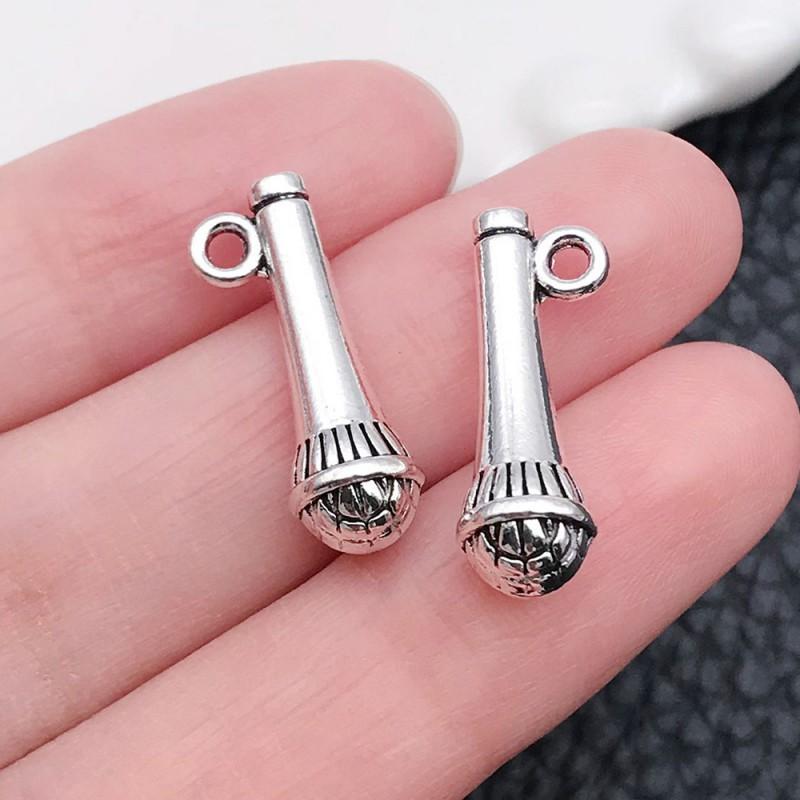 Vintage Music Instrument Charms Alloy Pendant DIY Bracelet Necklace Keychain Craft Jewelry Supplies