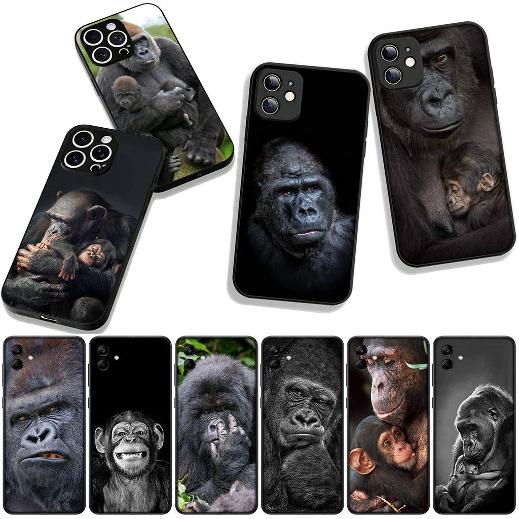 Cover for Xiaomi Redmi Note 14 12 13 ProPlus A4 A3 Pro Plus 12C 13C 14C 5G Phone Case Animal Monkey Gorilla Ape Baby