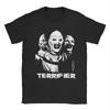 Футболка Terrifier Мужская Хлопковая Винтажная Футболка С Круглым Вырезом Футболка С Коротким Рукавом Одежда Подарок