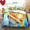 3D Kids Boys Anime One Pieces Duvet Cover Merry Christmas Bedding Set Queen King Full Size for Holiday Bedroom Teens Women Gift