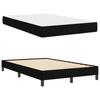 Box Spring Bed with Mattress Black 120 x 190 cm Fabric