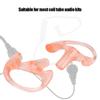Pink Silicone Replacement Ear Insert Two Way Radio Ear Mold for Most Coil Tube Audio Kits