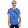 Disney Mens Aladdin Movie Genie Blue Face T-Shirt